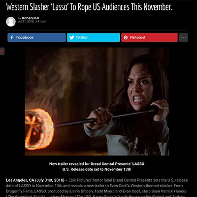 Western Slasher ‘Lasso’ To Rope US Audiences This November.